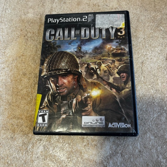 Call of Duty 3 Black Video Game for Sony 2
